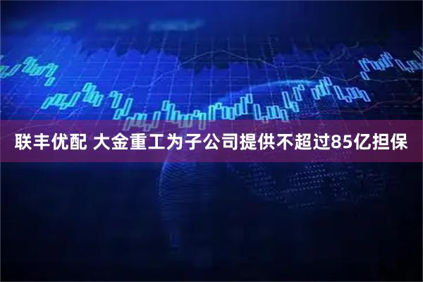 联丰优配 大金重工为子公司提供不超过85亿担保