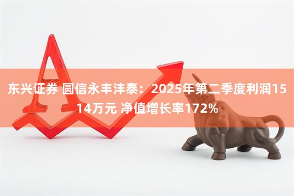 东兴证券 圆信永丰沣泰：2025年第二季度利润1514万元 净值增长率172%