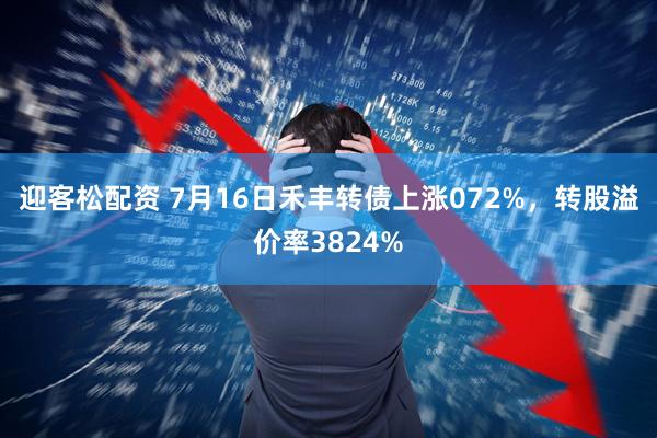 迎客松配资 7月16日禾丰转债上涨072%，转股溢价率3824%